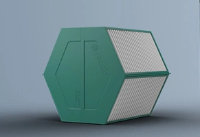 Deskový výměník rekuperační jednotky